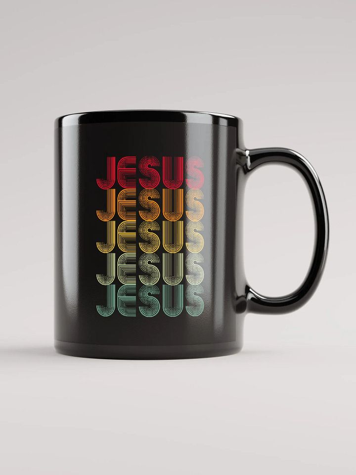 Retro Reverence: Visible Spectrum of Jesus Coffee Mug product image (2)