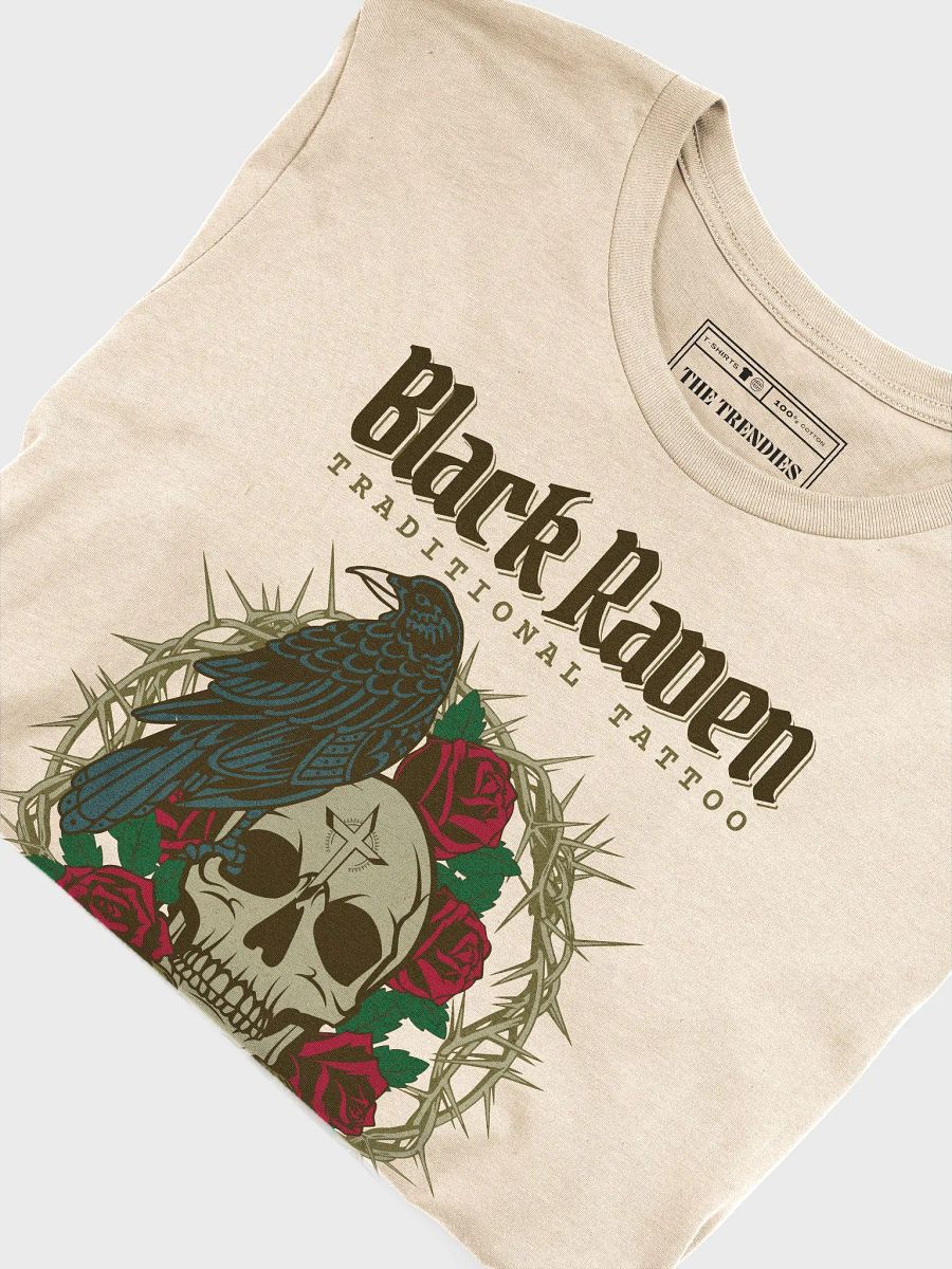 Black Raven Traditional Tattoo T-Shirt product image (3)