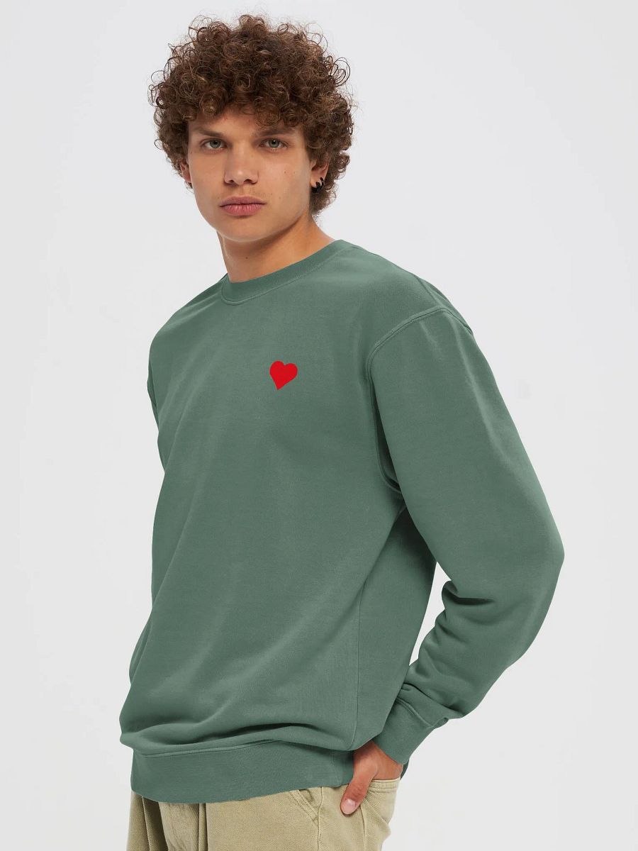 Suited Up Sweatshirt: Hearts (Red) product image (5)