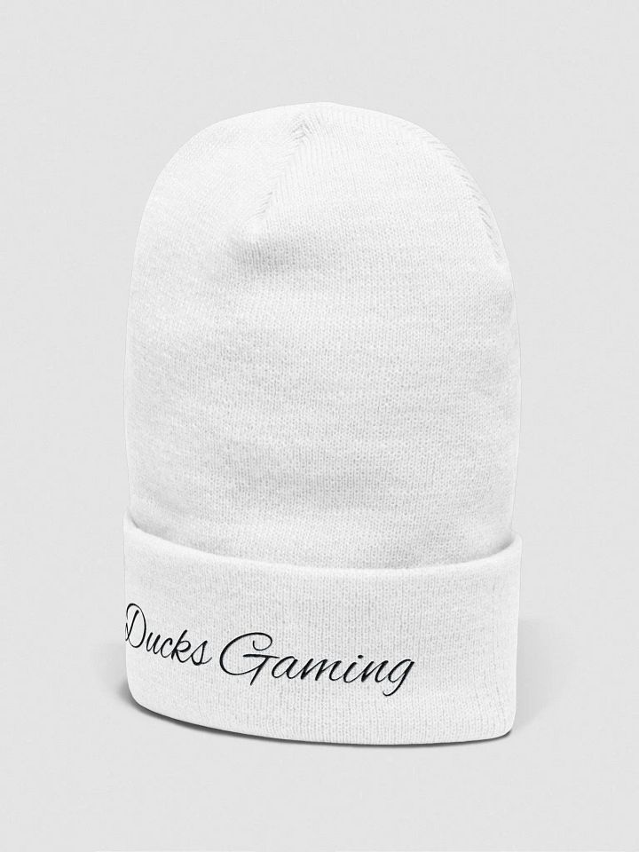 Ducks Gaming Plane Beanie Black Lettering product image (2)