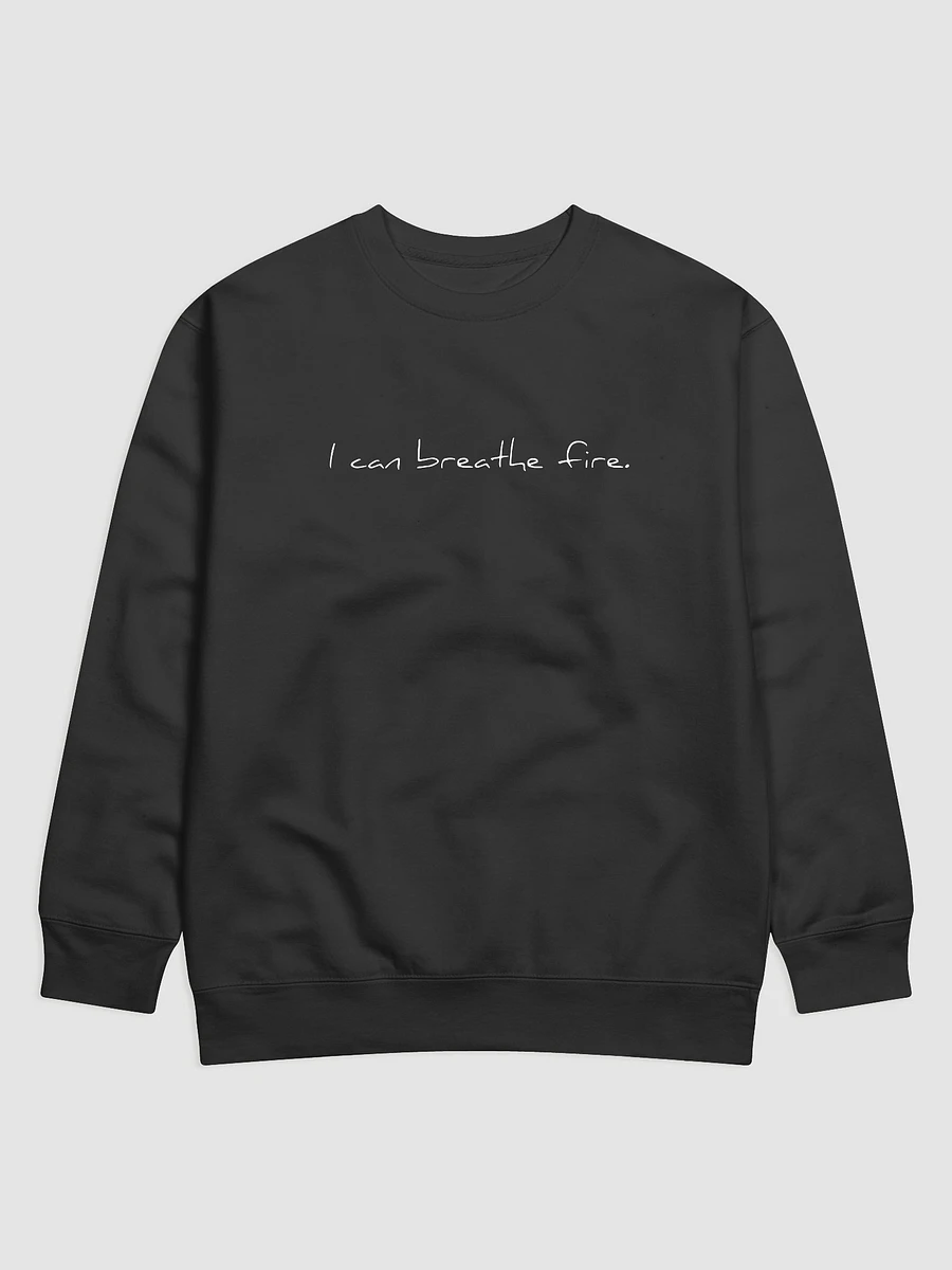 Pinkque x That Girl | Breathe Fire Unisex Sweatshirt [COLLAB SERIES] (I Can Breathe Fire Print Front + Lyrics & Logos On Back) product image (3)