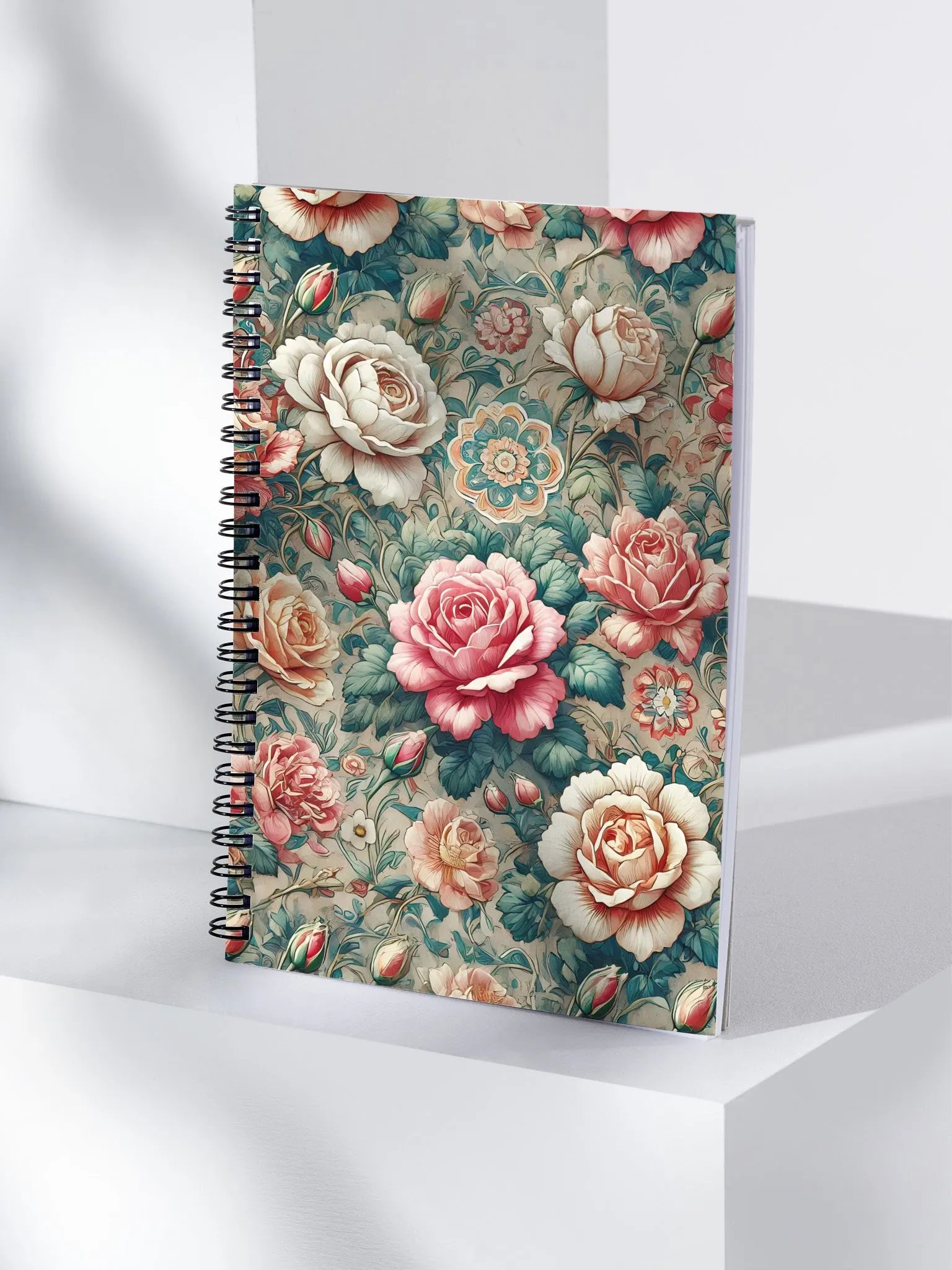 Royal Floral Spiral Notebook product image (4)