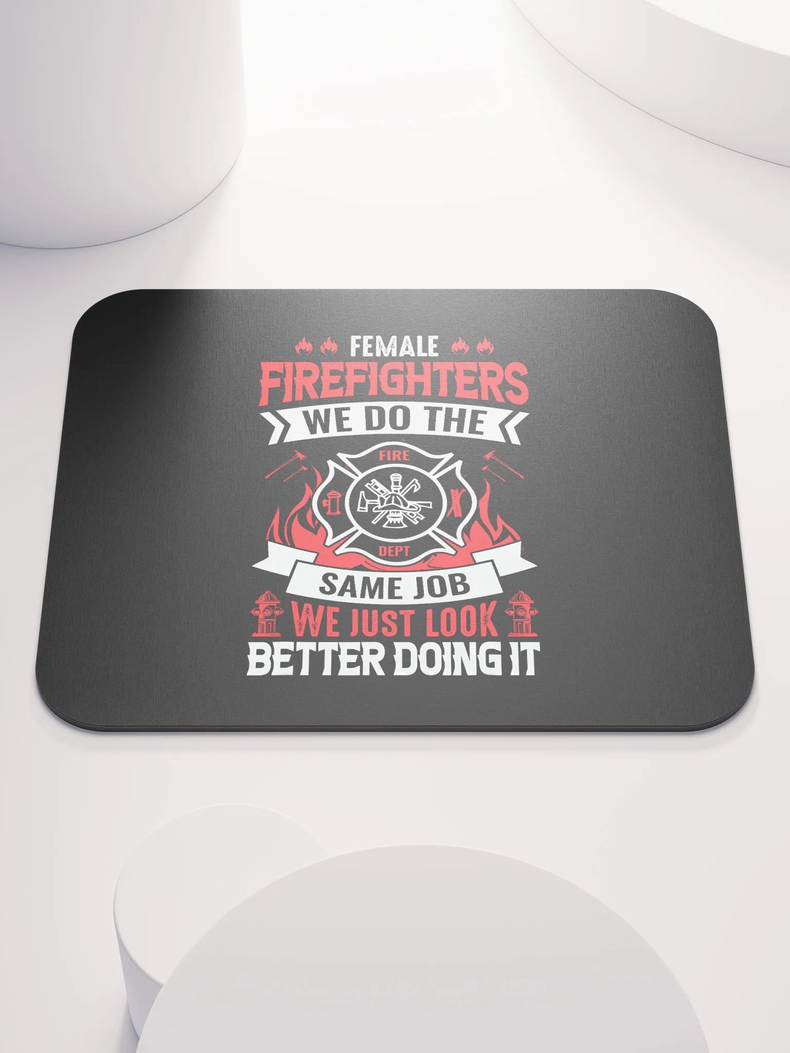 Female Firefighters - Mouse Pad product image (1)