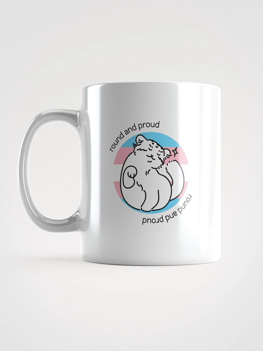 Round and Proud Manul Transgender Version - White Mug product image (17)