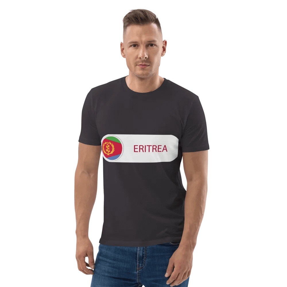 Eritrea Flag Emblem Organic Tee product image (138)