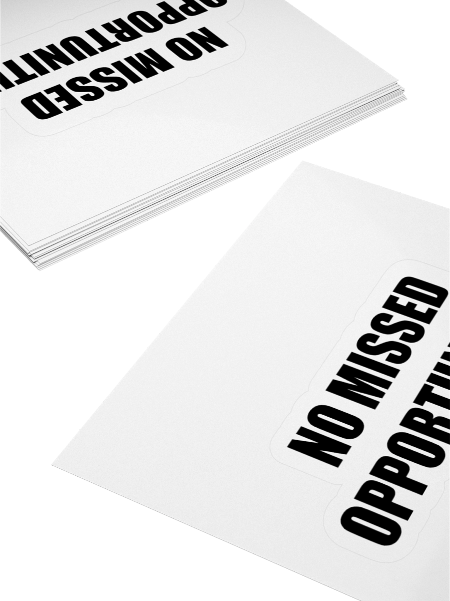 No Missed Opportunities Sticker product image (4)