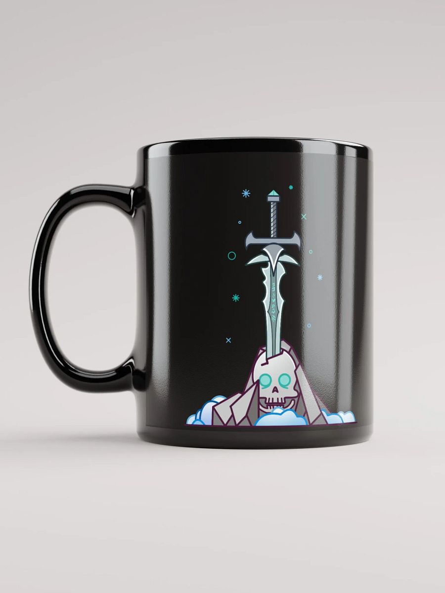 Sword in the Skull - Lich Variation - Black Glossy Mug product image (6)