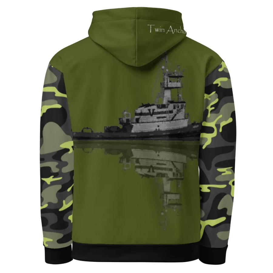Camouflage & Green Hudson VB Reflection Hoodie product image (1)