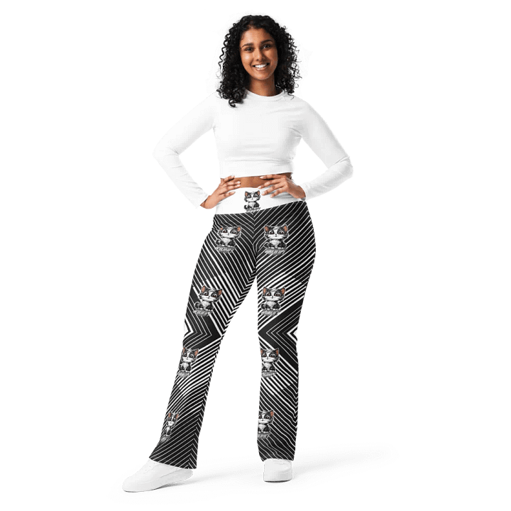 Buddy All-Over Print Flare Leggings product image (1)