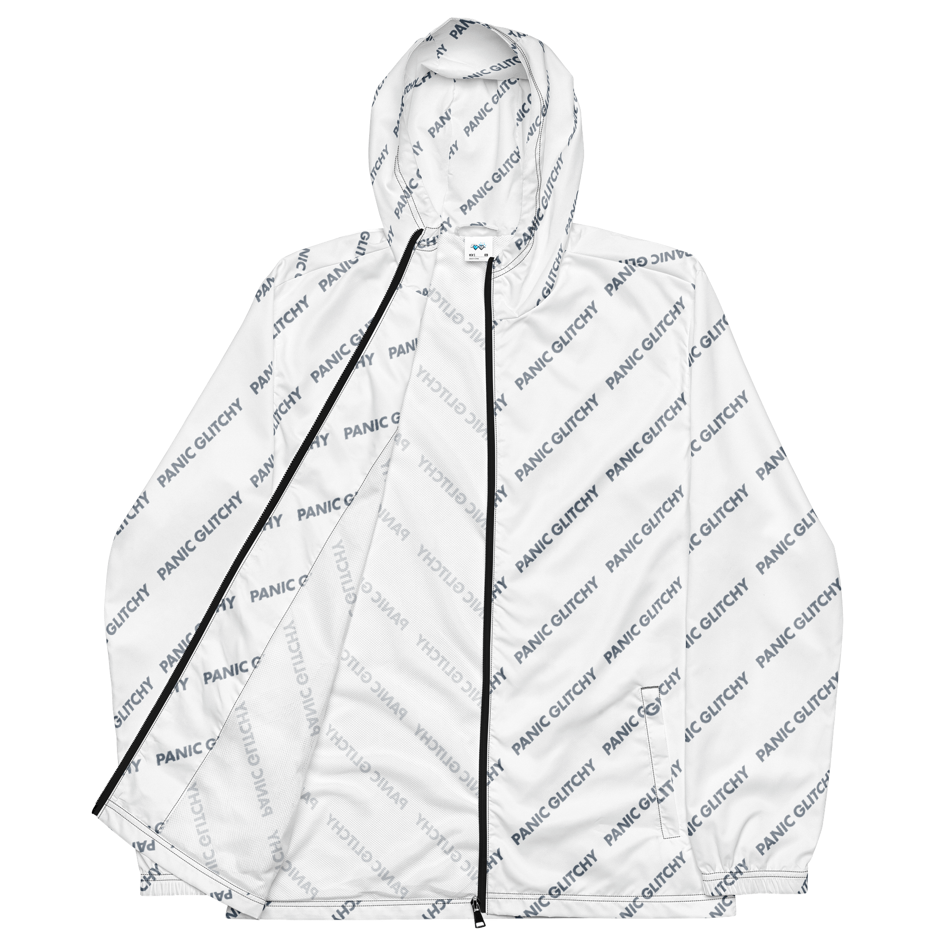 Just Panic/Just Glitchy windbreaker product image (1)