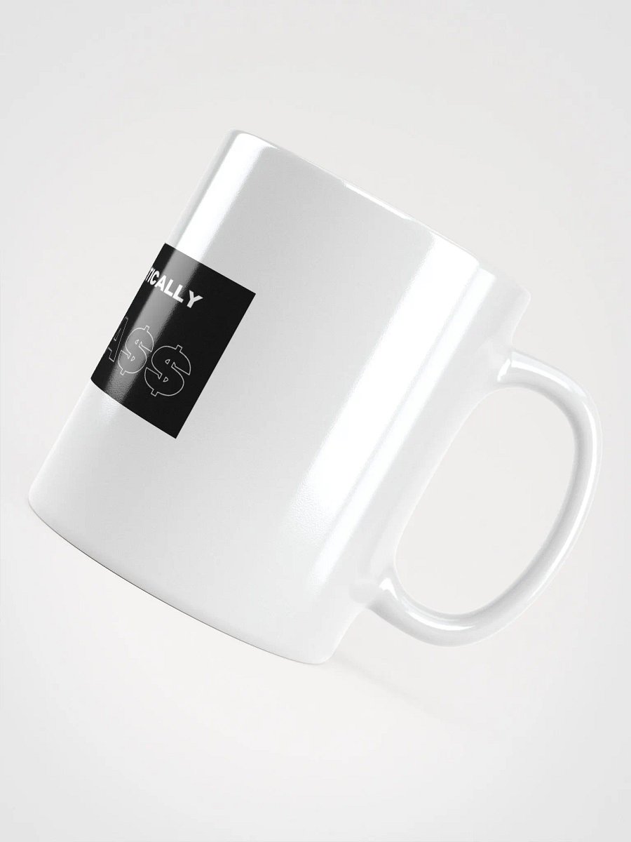 Glossy mug (white) product image (4)
