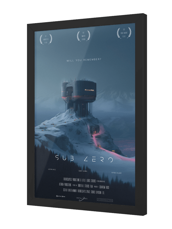 Sub Zero - Faux Movie Poster (Framed) product image (2)