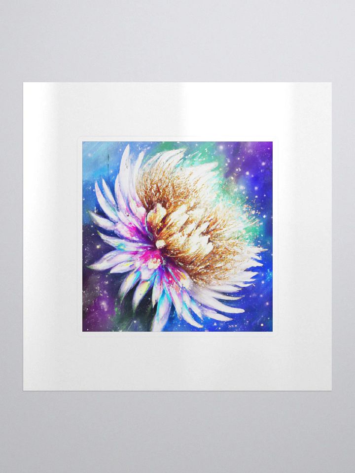 Galactic Wild Flower Delta Sticker product image (1)