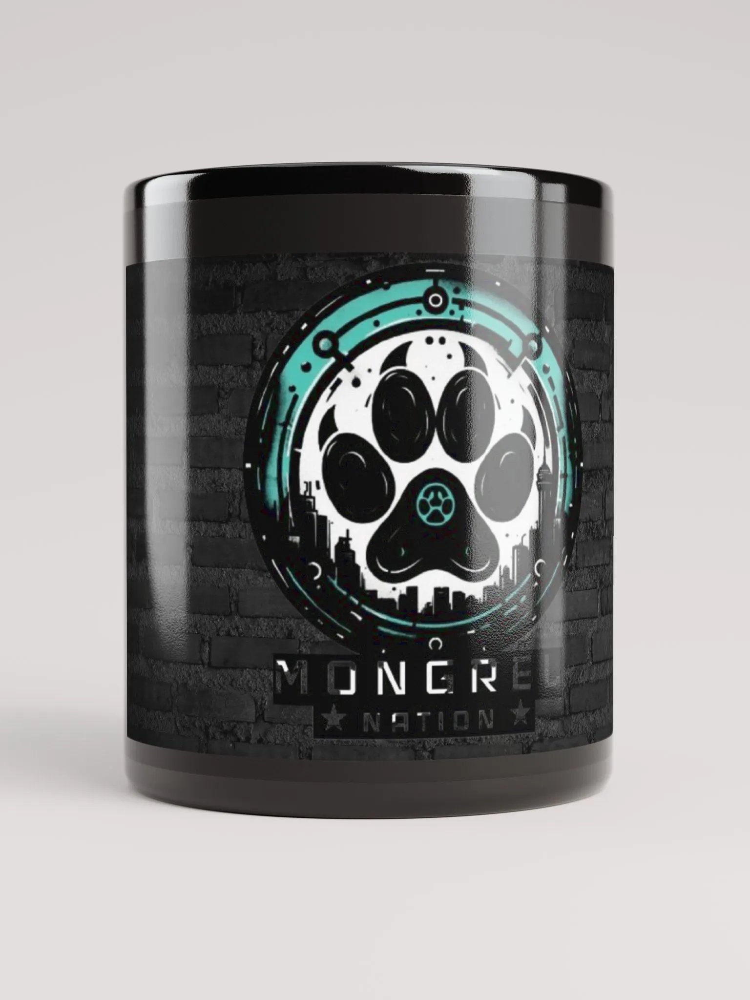 Mongrel Nation Coffee Mug Black product image (1)