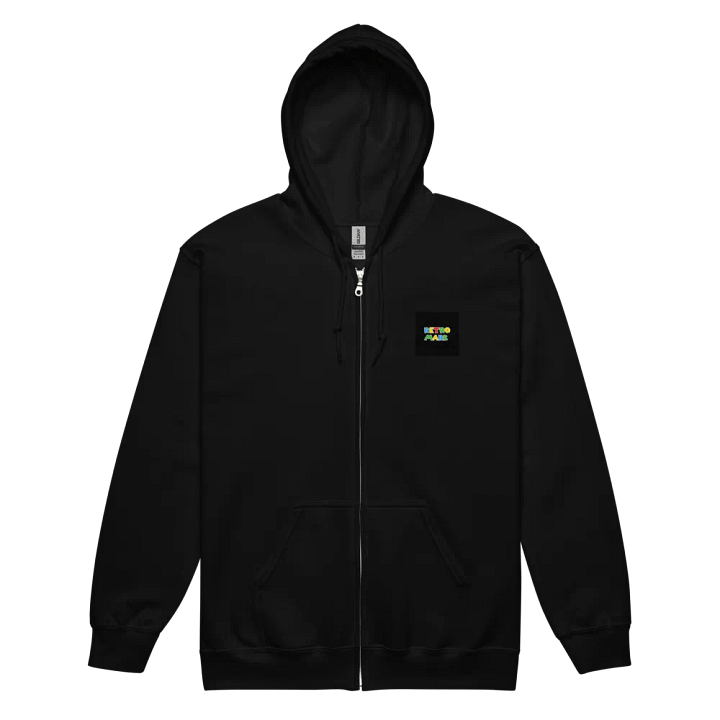 RETRO MARK Colorful Blocky Zip Hoodie product image (8)