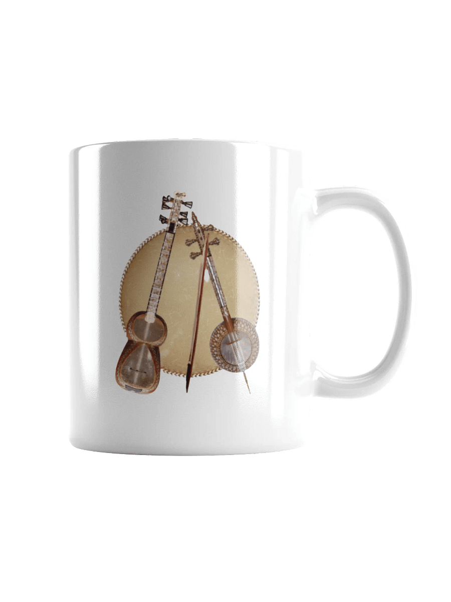 Mug with tar and kamancheh design for mugham lovers product image (2)