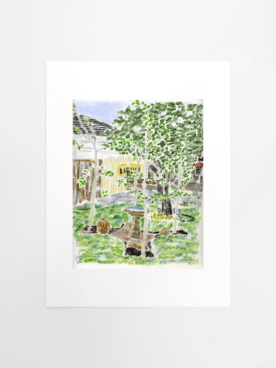 Backyard West View 09.25.05 print product image (2)