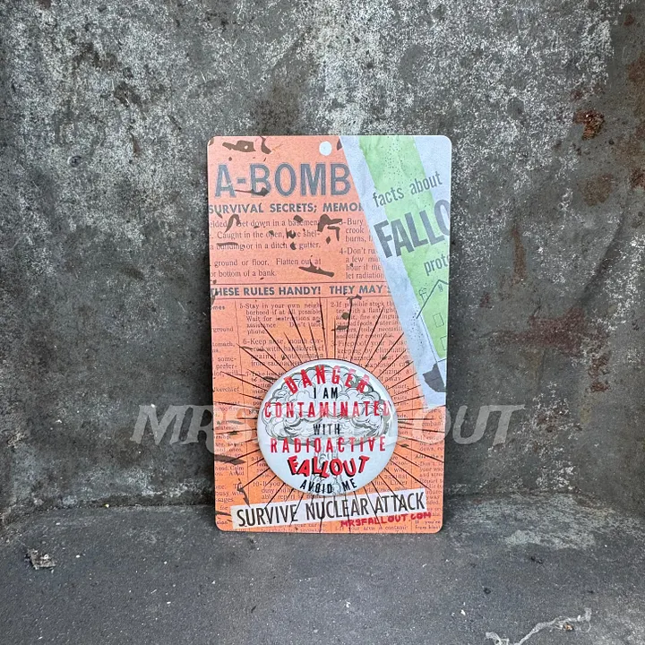 Radioactive Fallout Button product image (1)