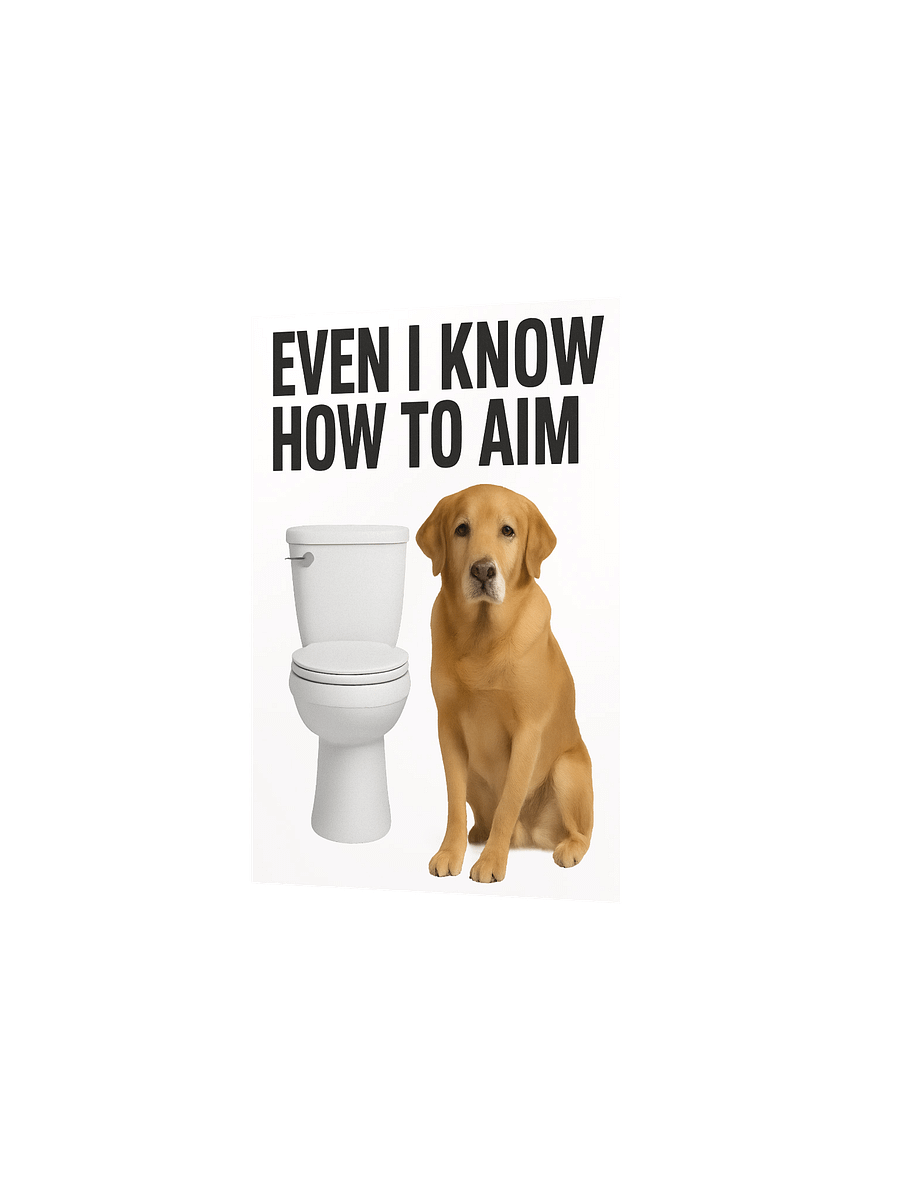 Aim High Dog Poster product image (2)