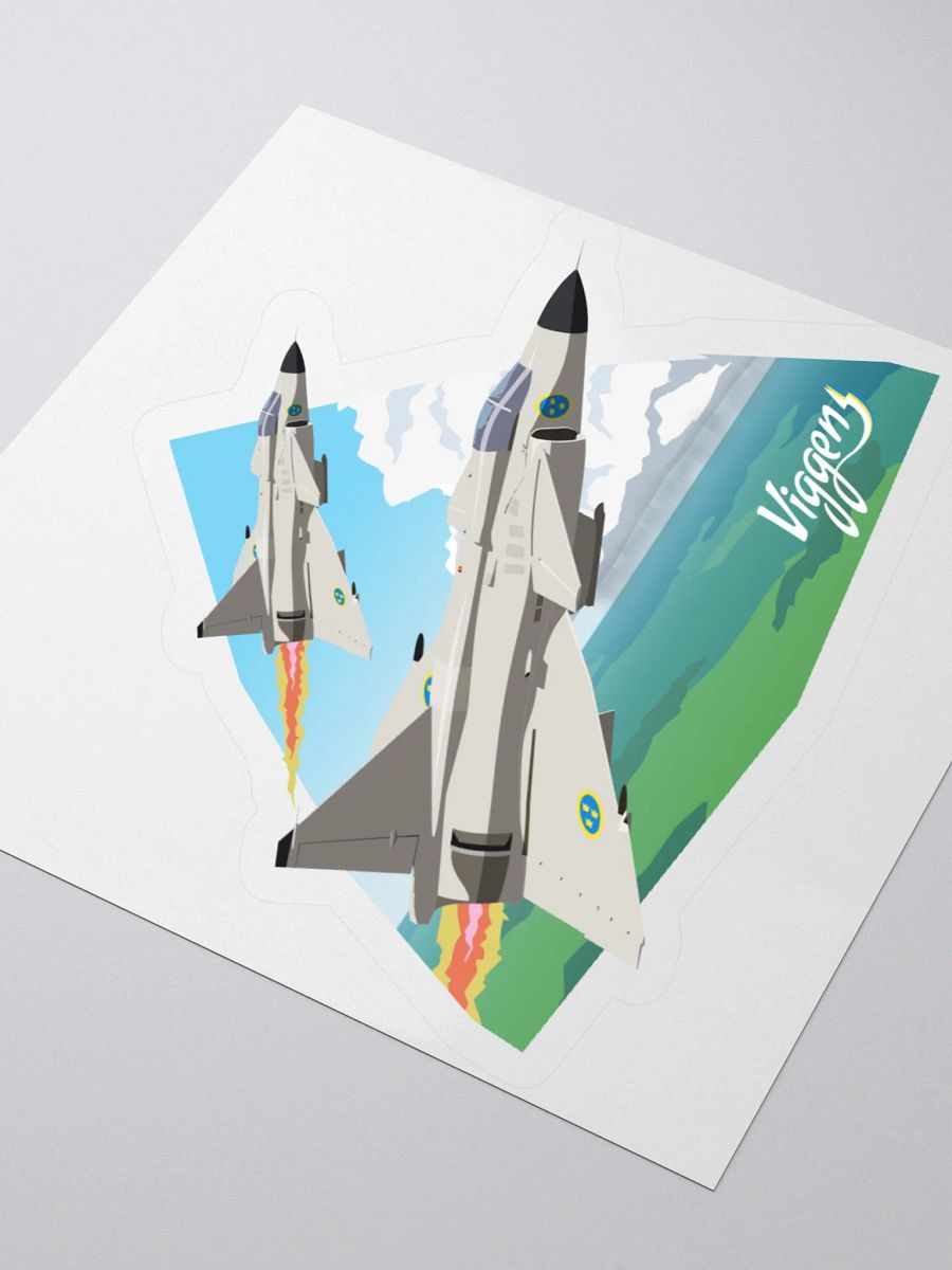 SAAB J37 Viggen Formation Sticker product image (3)