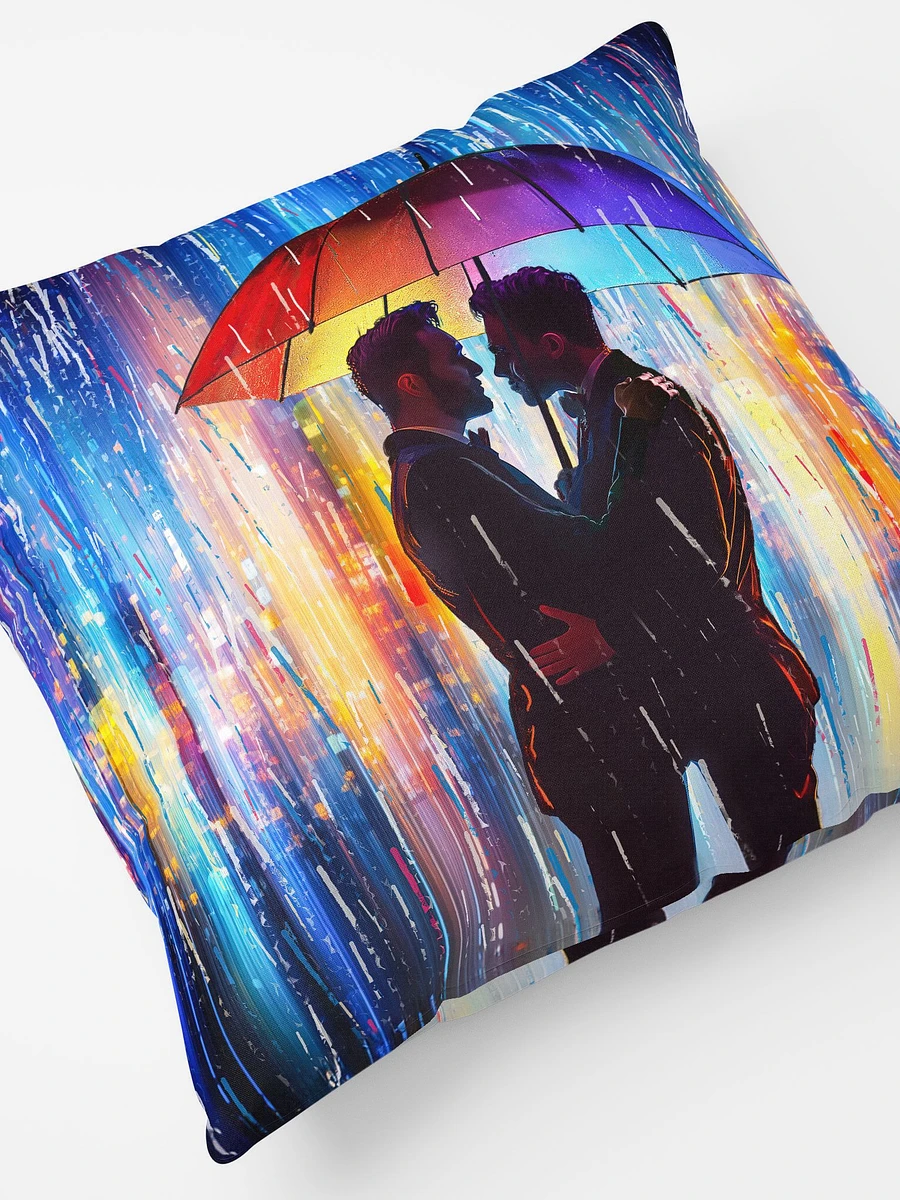 City Serenade - Love in the Rain Throw Pillow product image (5)