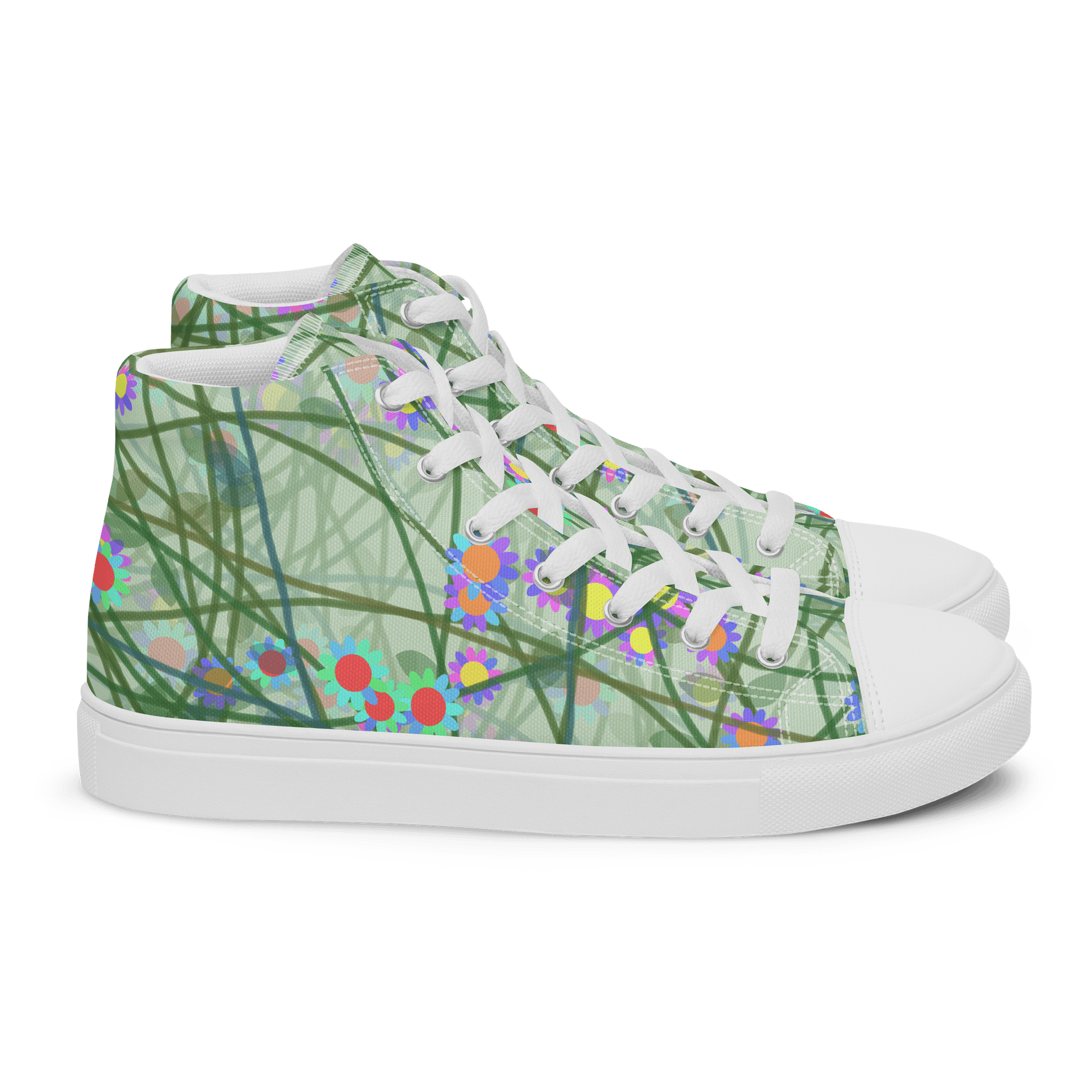 Blossom Burst Women's High Tops product image (3)