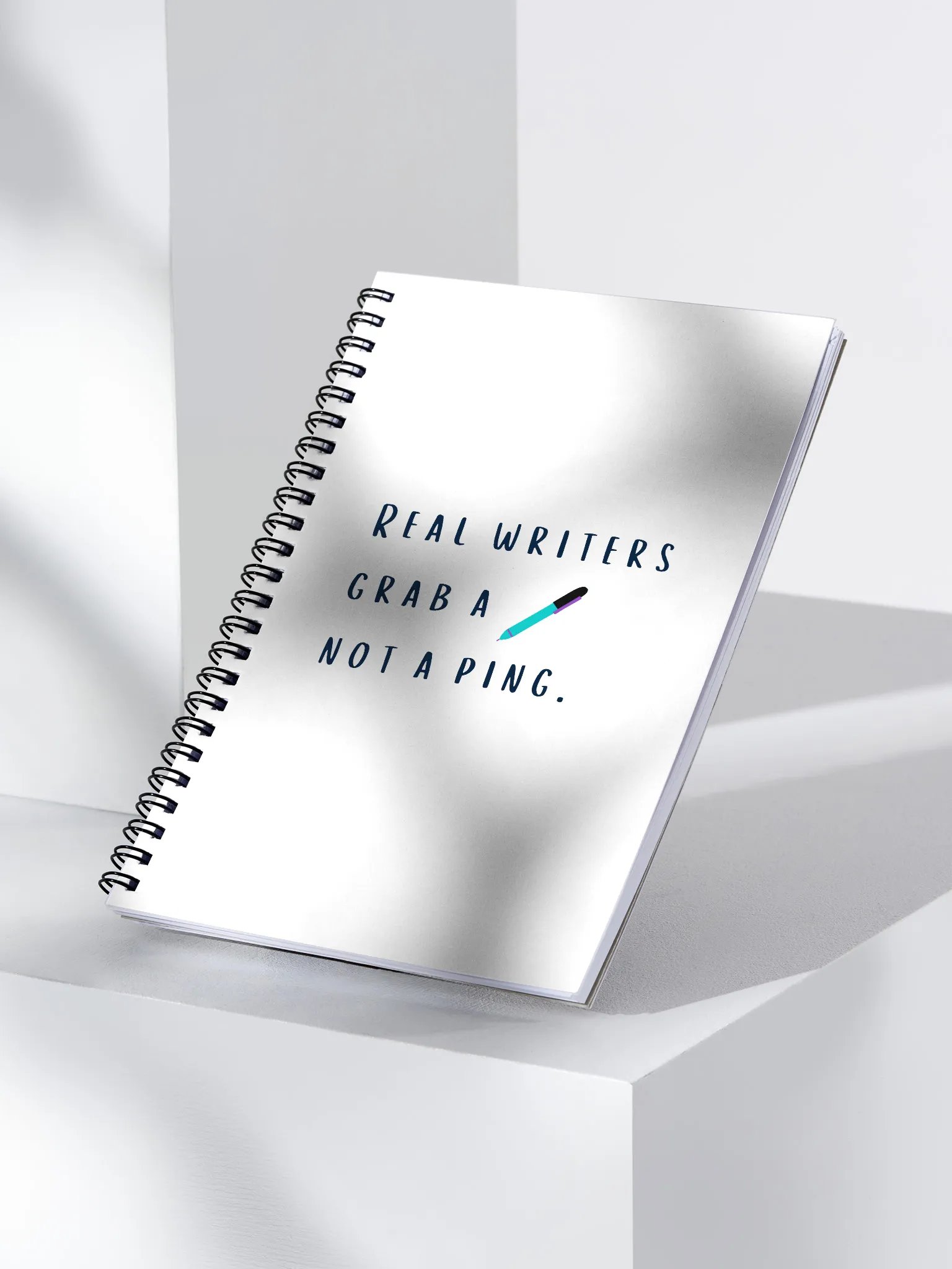 Pen-Inspired Spiral Notebook product image (3)