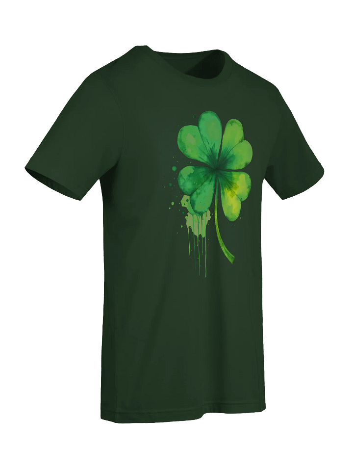 Shamrock Splash Watercolor Tee product image (2)