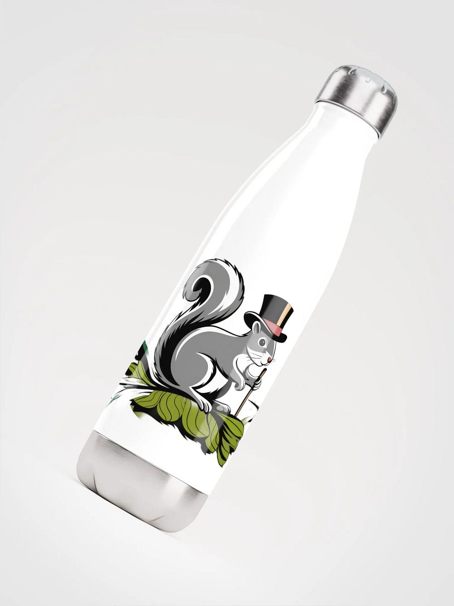 Top Hat Squirrel Stainless Steel Water Bottle product image (4)