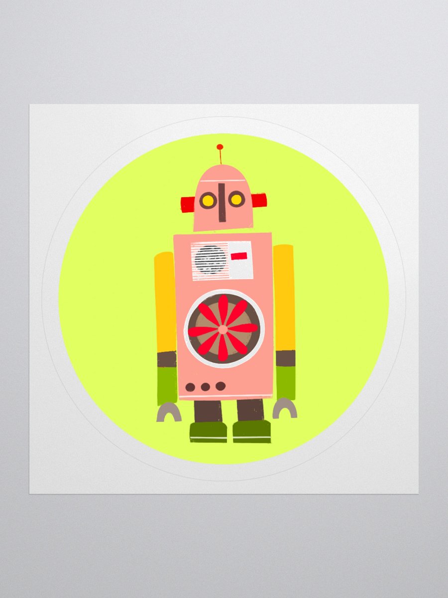 Gyro the Atomic Robot - Round Stickers product image (2)