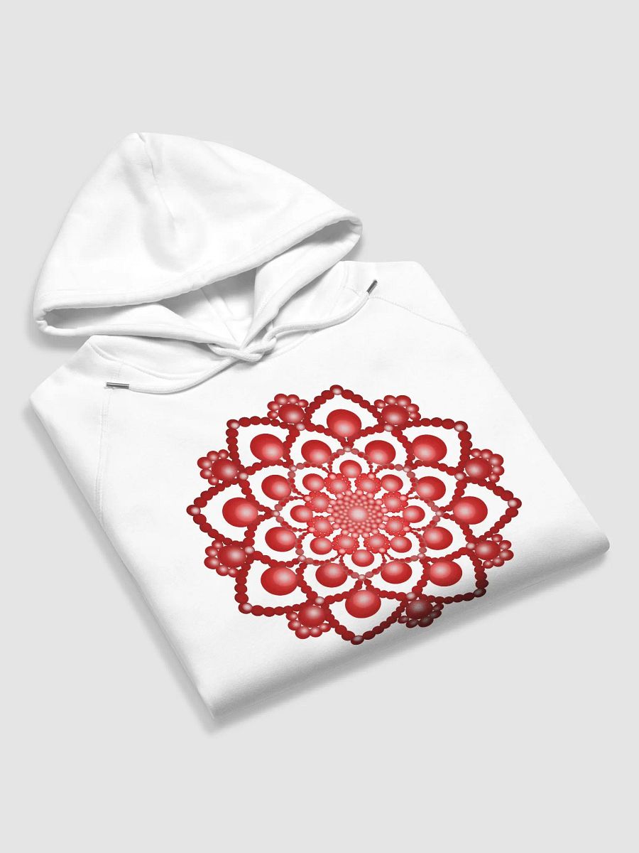 Red Dot Mandala Eco Hoodie product image (5)