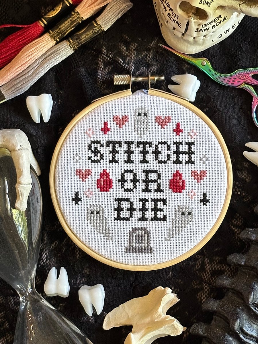 Stitch or Die - Cross Stitch Kit product image (1)
