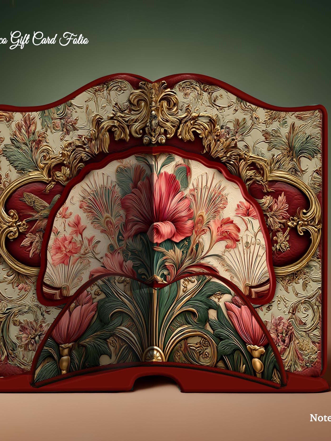 Art Deco Luxury Gift Card Folio Kit – Instant Download product image (1)