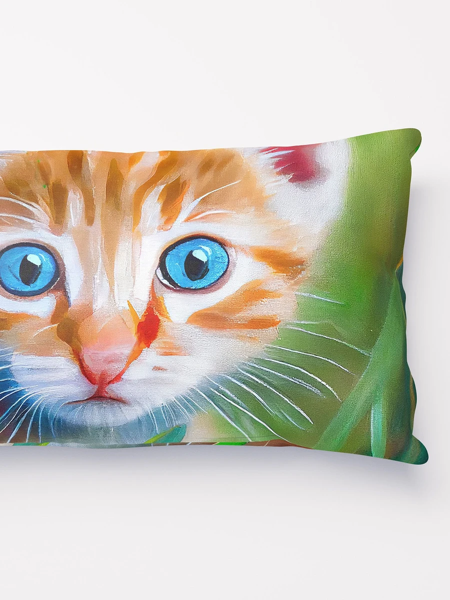 Bright Eyed Kitten - Ginger Cat Throw Pillow product image (3)
