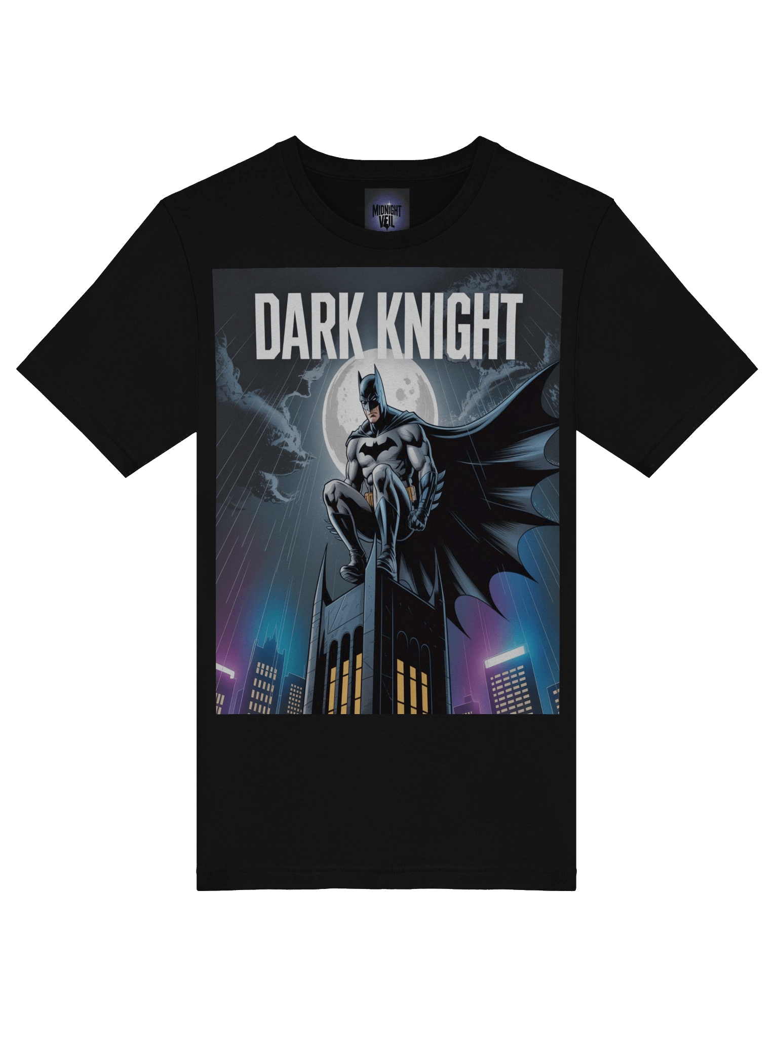 Nocturnal Nemesis: Dark Knight Batman T-Shirt product image (7)