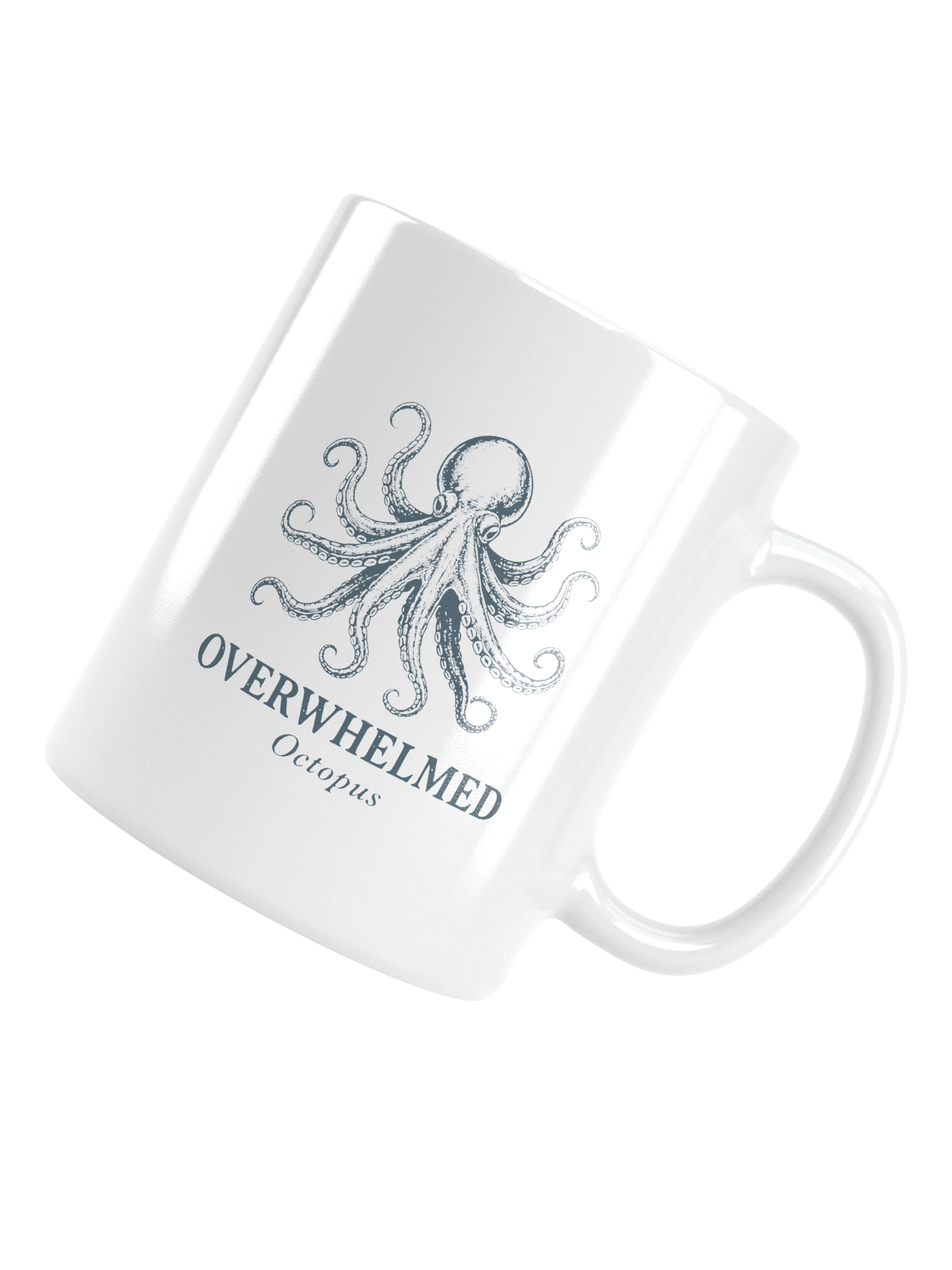 Overwhelmed Octopus Ceramic Mug product image (5)