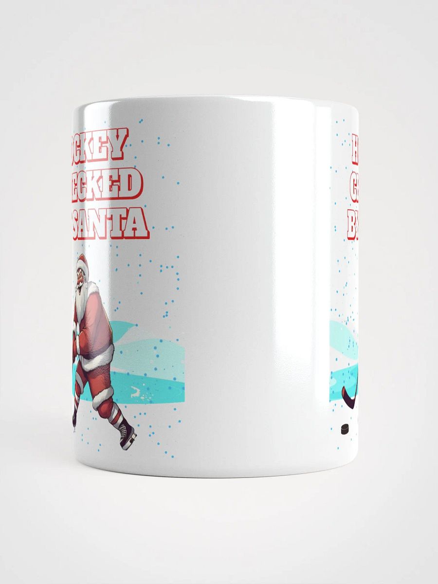 Hockey Checked By Santa Christmas White Mug product image (15)