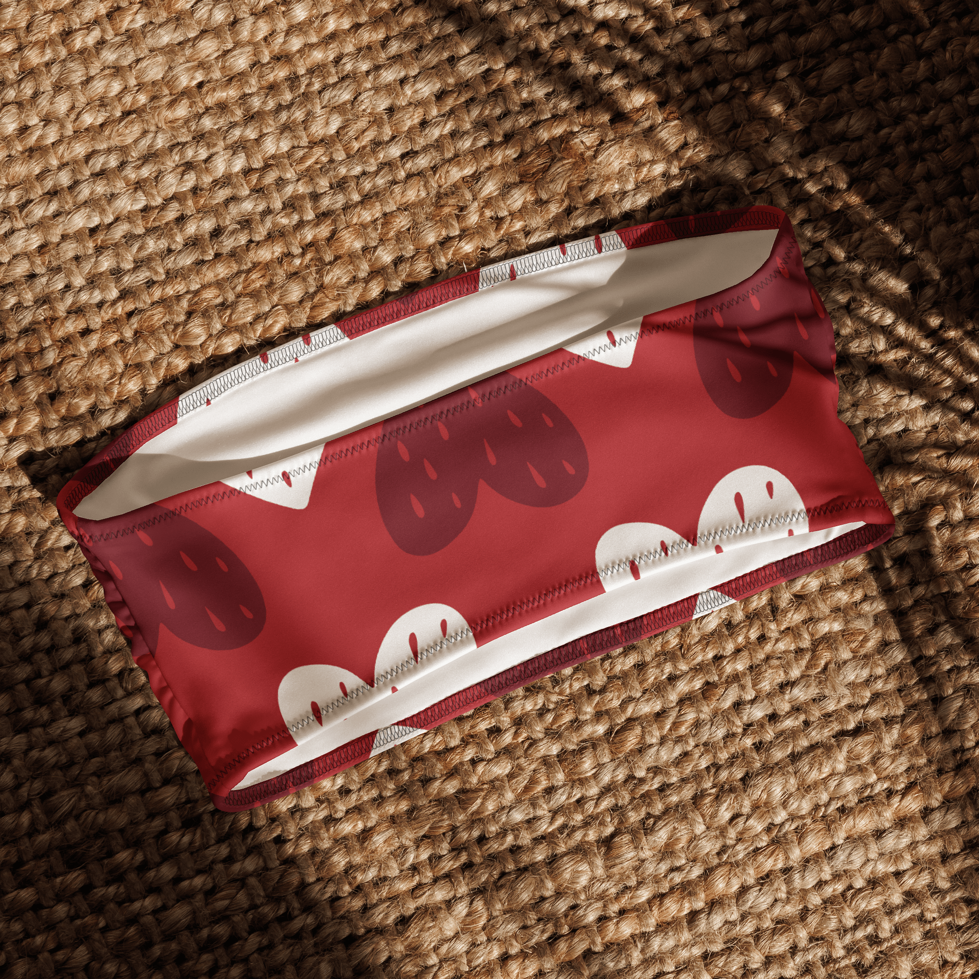 Heartfelt Red Bandeau Top product image (1)