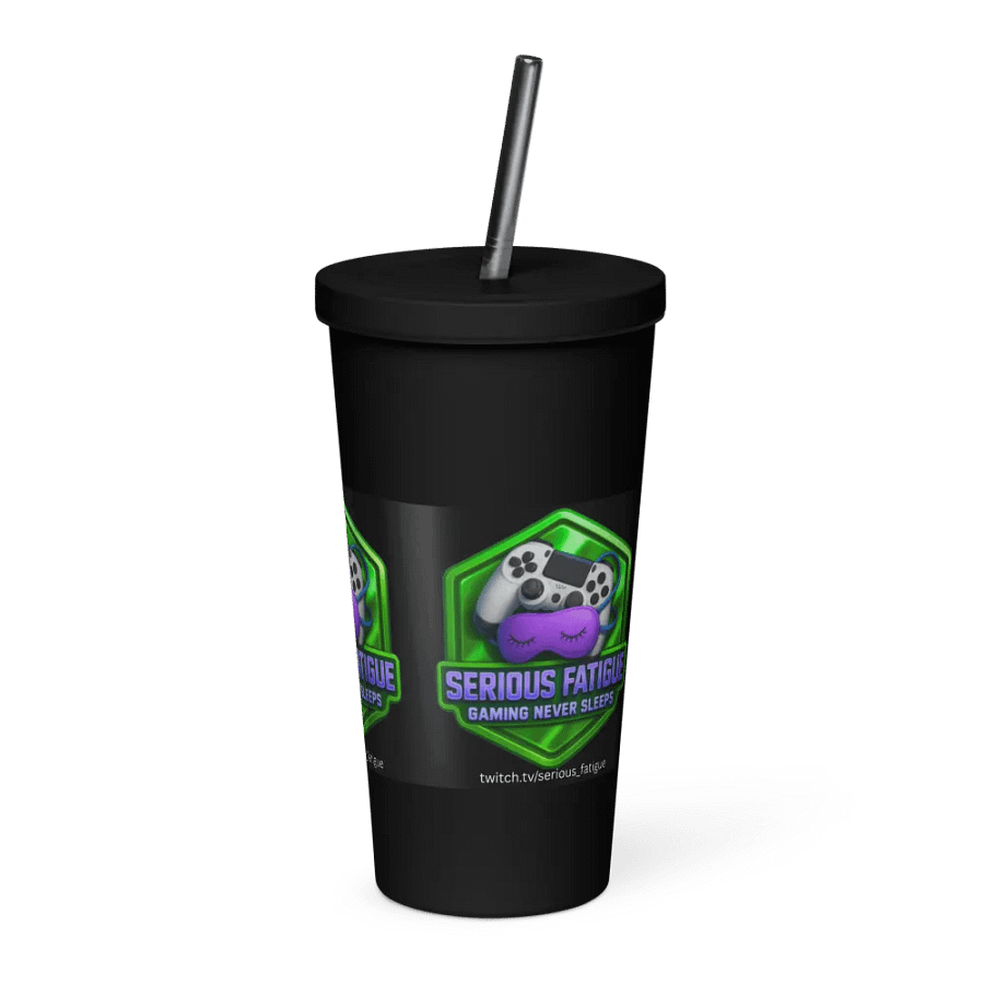 SF logo insulated cup with straw product image (3)