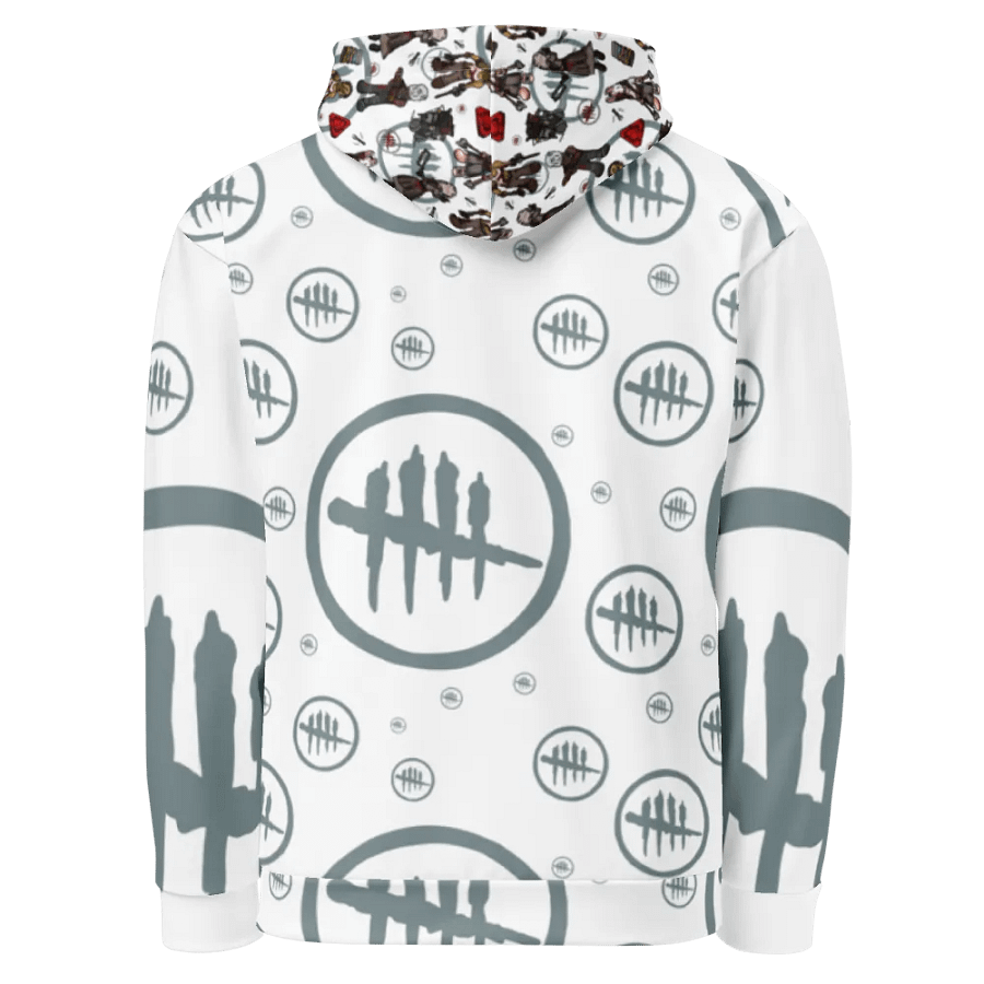 Dead by daylight Patterned Hoodie (white) product image (2)