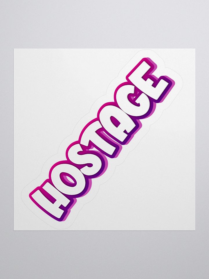 HOSTAGE Sticker product image (1)