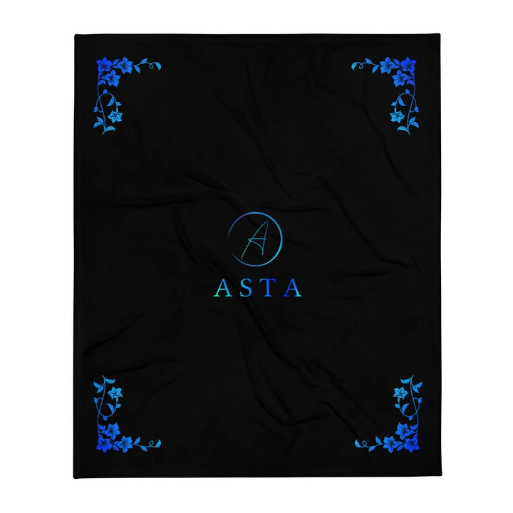 Asta Throw Blanket in black product image (1)