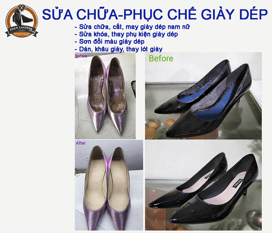 SỬA CHỮA GIÀY DÉP NAM NỮ THEO YÊU CẦU product image (3)