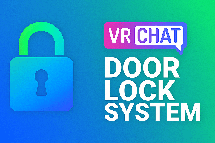 [VRChat Asset] VRChat Door Lock System – VIP & Users product image (1)