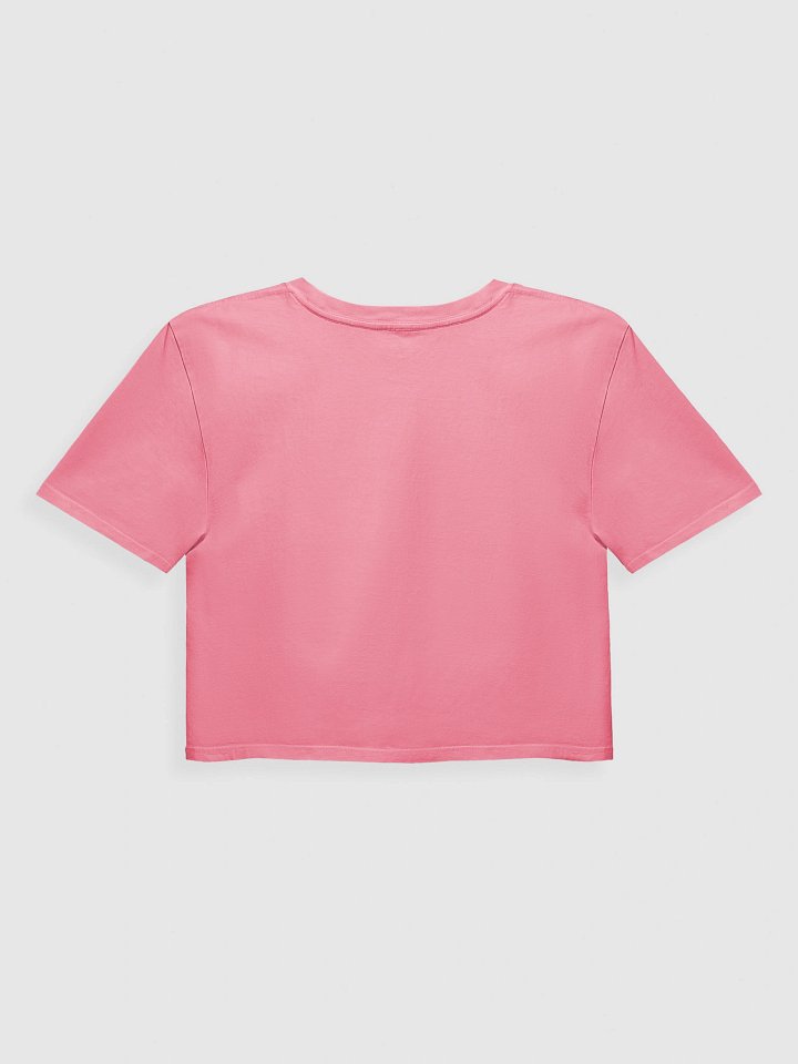 You Did it Girl Cherries Cropped Tee - Blue/Pink product image (2)