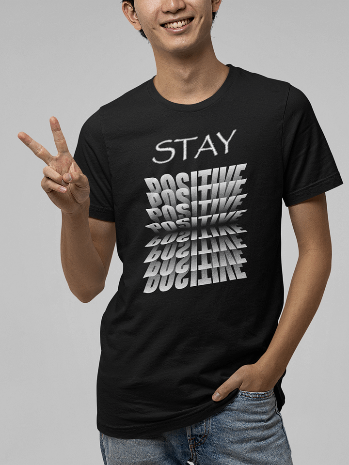 Stay Positive Heavyweight T-shirt product image (1)