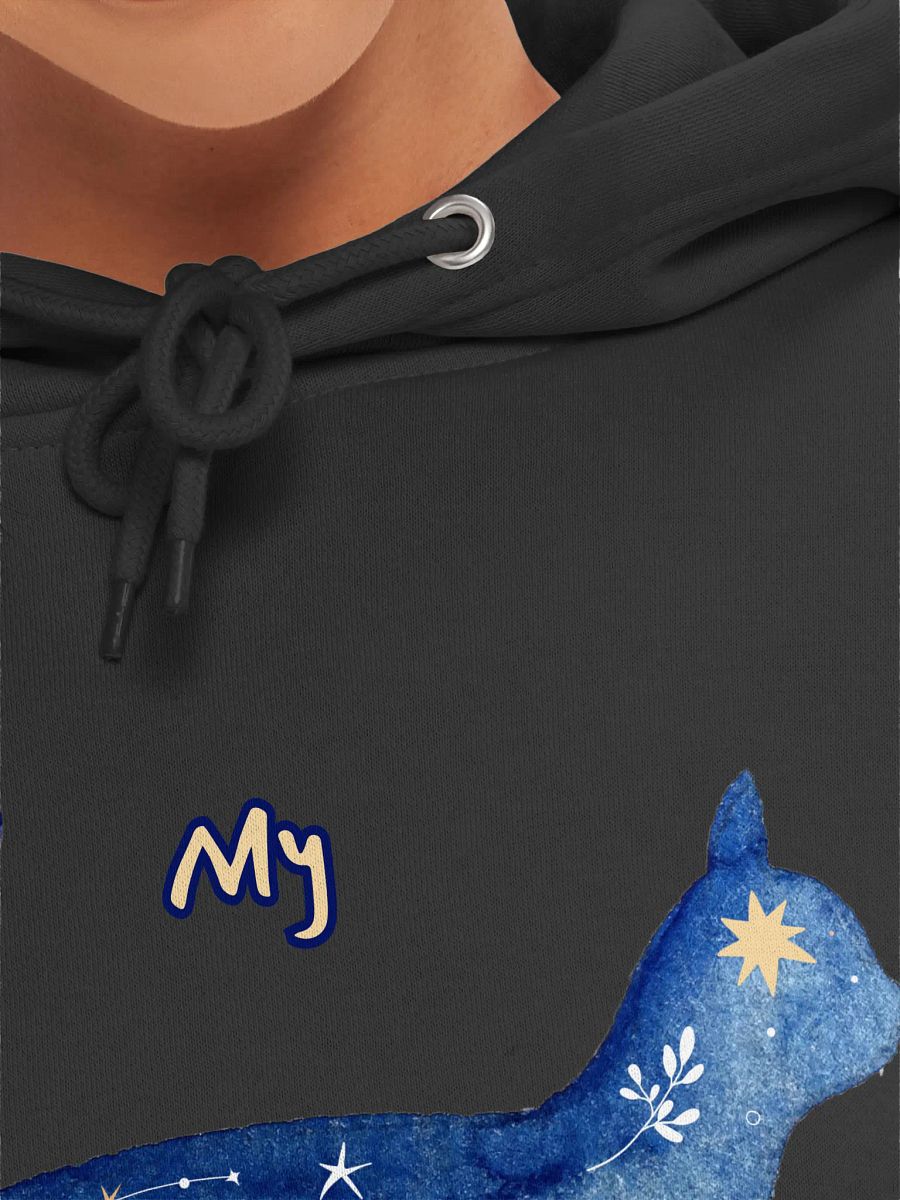 Starry Feline Night Sky Hoodie product image (20)