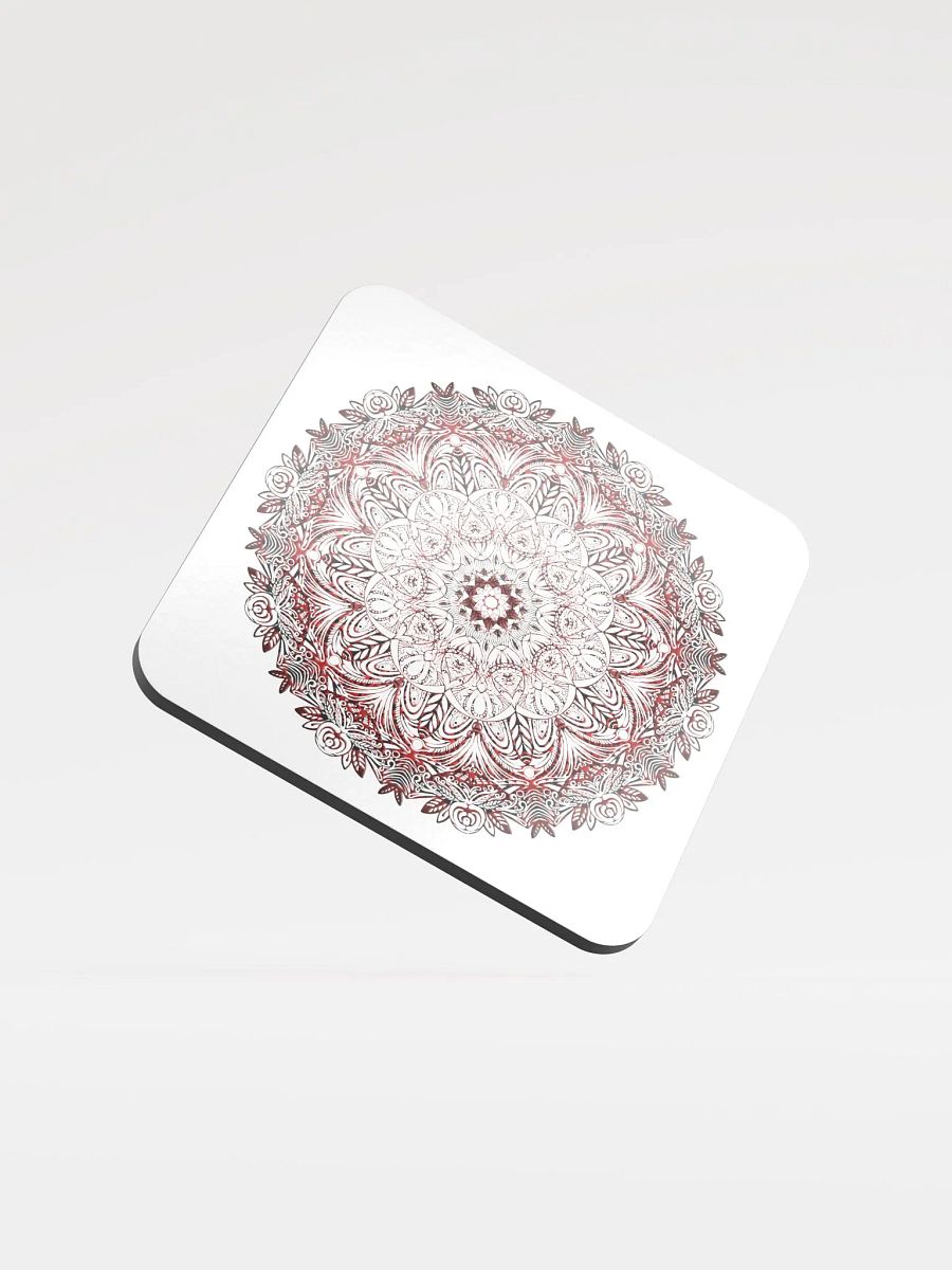 Mandala Harmony Glossed Cork Coaster product image (1)