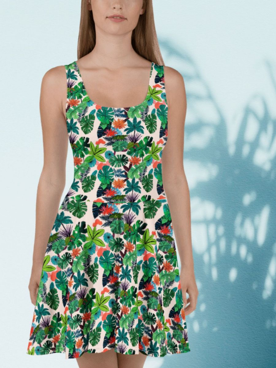 Tropical Skater Dress product image (1)