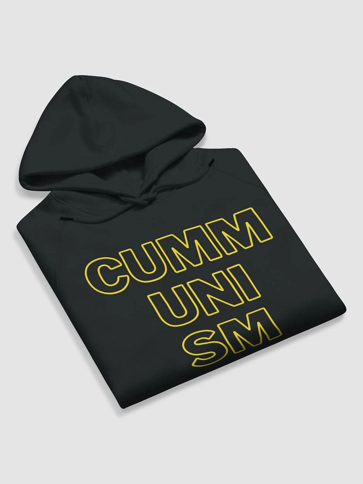 Cummunism Unisex (Eco Hoodie Yellow) - Dragos Comedy product image (2)